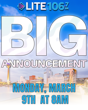 Big Announcement - Monday, March 9th